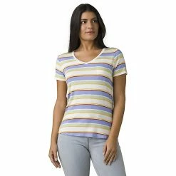 Prana Women's Foundation SS V Neck Top -Hot Sale Prana Shop 10333101x1252638 zm