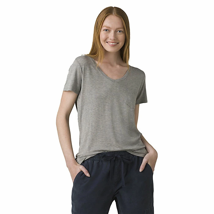 Prana Women's Foundation SS V Neck Top 7 Prana Women's Foundation SS V Neck Top - Image 5
