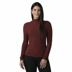 Prana Women's Foundation Rib Mock Neck Top
